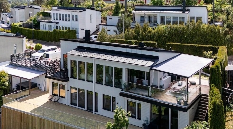 Ebbagårdsvägen i Sollentuna