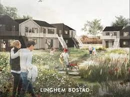 Törnsångarevägen i Linghem