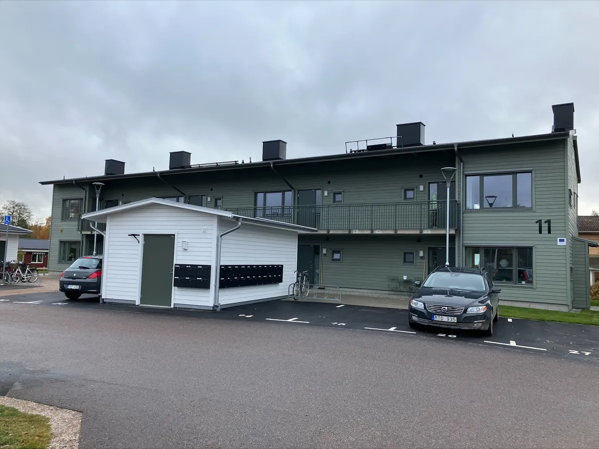 Glasbruksgatan i Hovmantorp