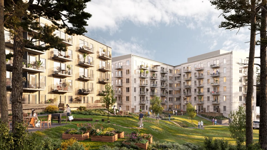 Kristinebergsvägen i Vallentuna